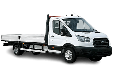 Van Hire Avonmouth - White Ford Transit Dropside Van - Van hire Avonmouth
